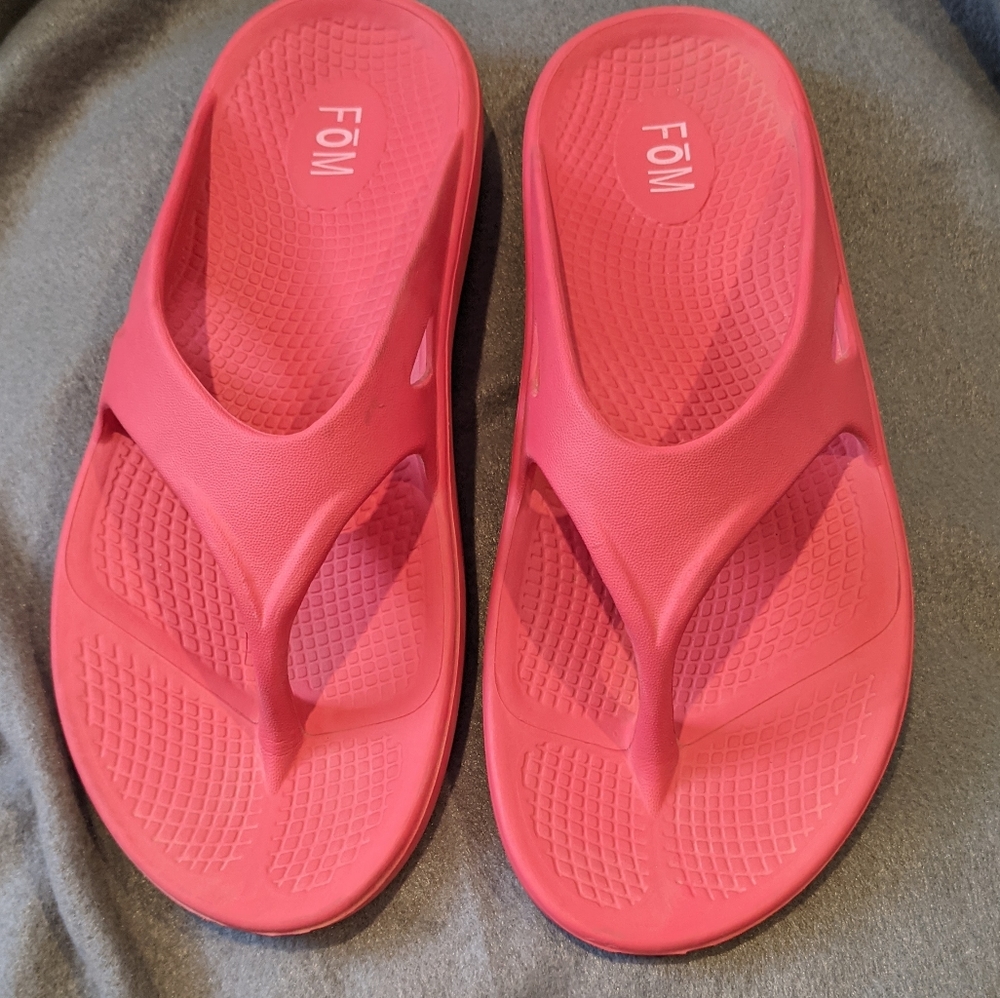 FOM Coral Flip Flops